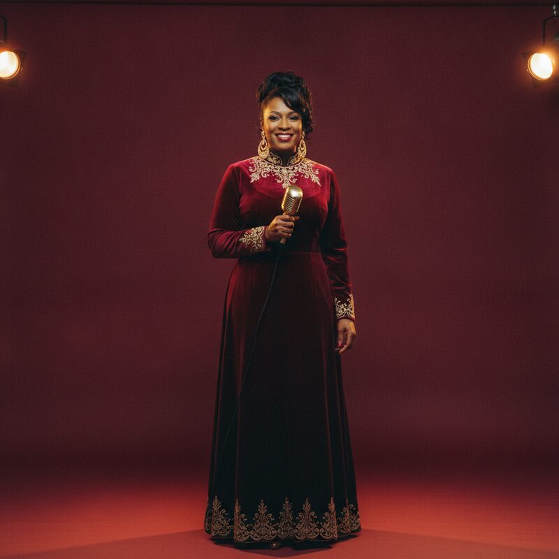 Cecelia Monroe, founder, lead voice and music director of The Velvelettes soul band