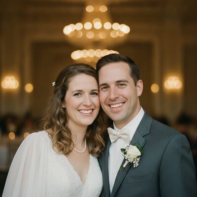 Maya and Jordan, wedding clients of The Velvelettes Motown tribute band